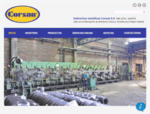 Tablet Screenshot of corsan.com.co